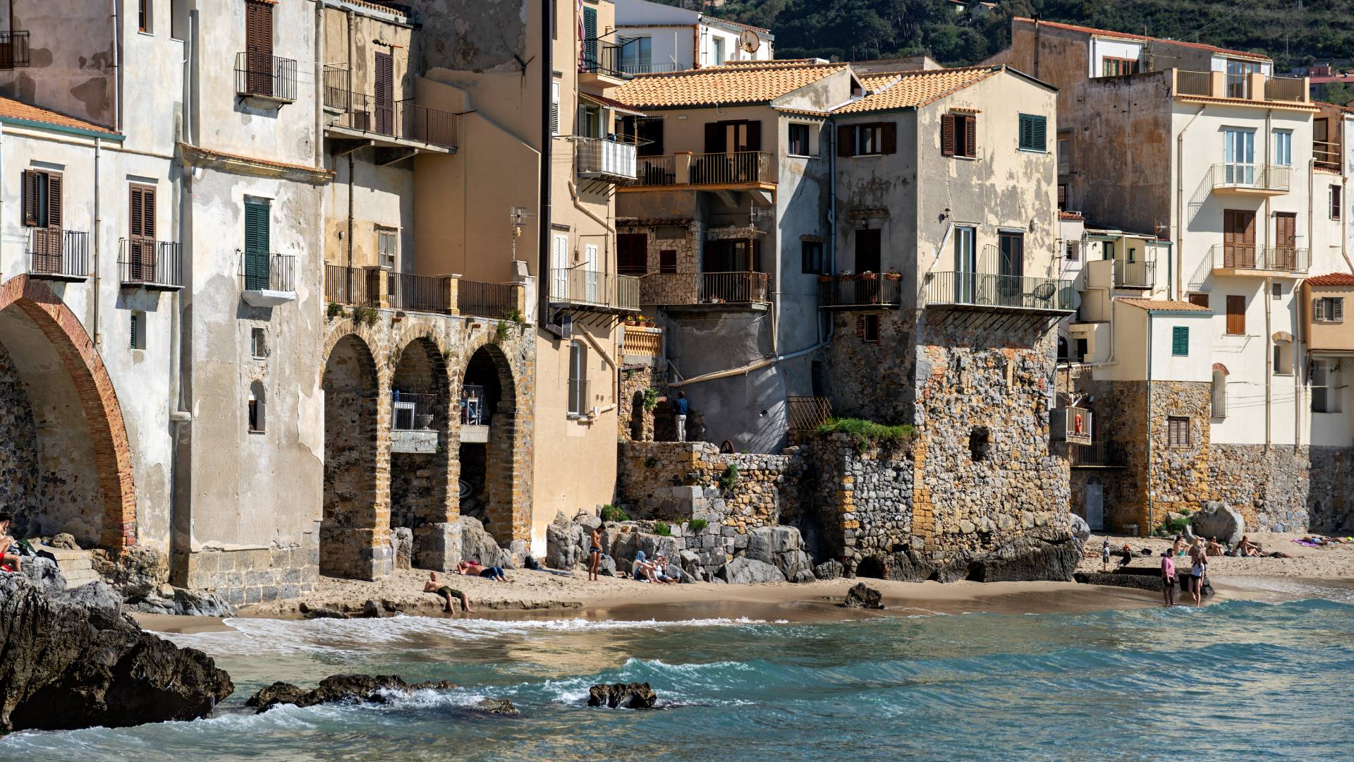 Stadtstrand Spiaggia del Porto Vecchio